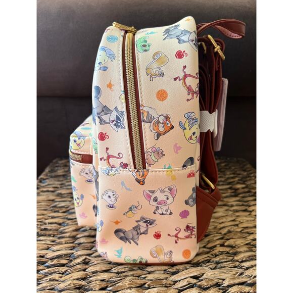Disney Loungefly Princess Sidekicks Mini Backpack Pascal Meeko